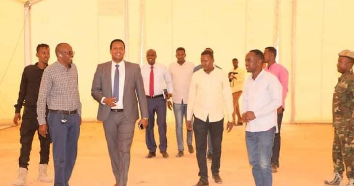 Xubno ka tirsan GHDHF oo kormeeray xarumaha lagu qaban doono doorashada ee Beladweyne “SAWIRRO”