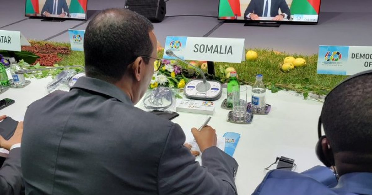 Commerce Minister of Somalia attends 60th Anniversary of the Non-Aligned Movement in Serbia